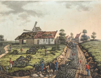 Een deel van het dorp Mont St Jean